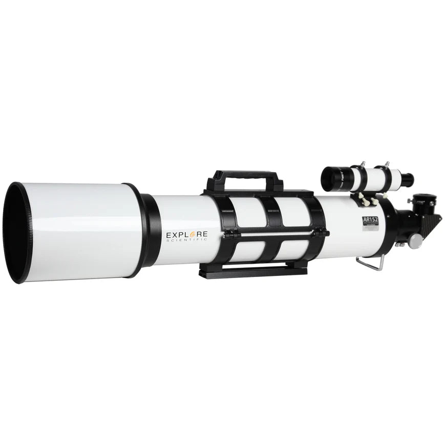 Explore Scientific AR152 Air-Spaced Doublet Refractor Telescope With NEW Hybrid 2N1 Finder Base
